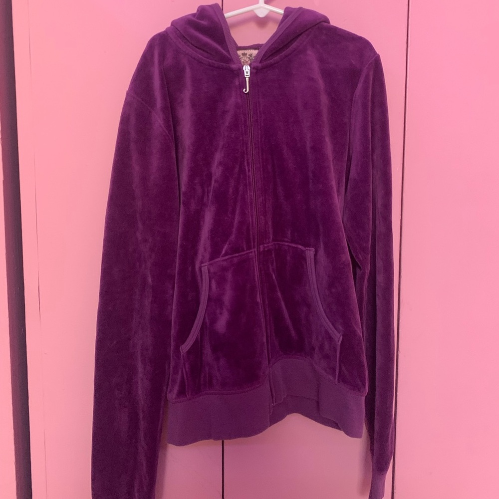 juicy couture purple zip up